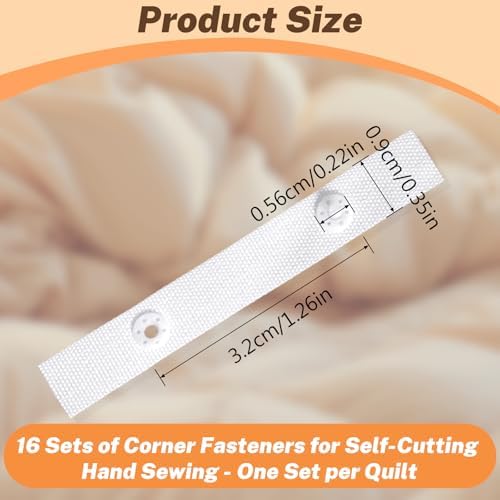 YBEATY 16 PCS Duvet Snaps for Comforter Hold