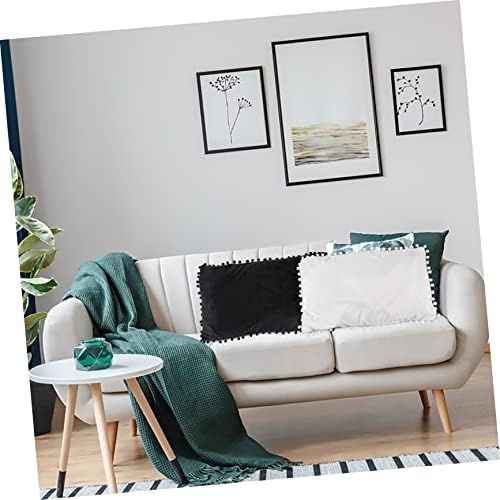 Mikinona Velvet Pillowcase Rectangular Pillow Cover for Home Office Hotel