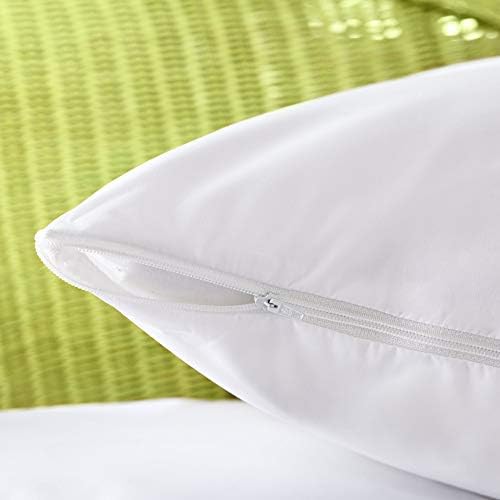 AllerEase Breathable Cotton Pillow Protector 2 Pack 1