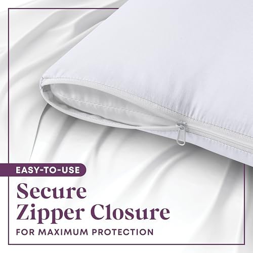 CirclesHome Pillow Protectors 2 Pack Queen Size