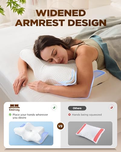 Emircey Cooling Neck Support Pillow for Sleep