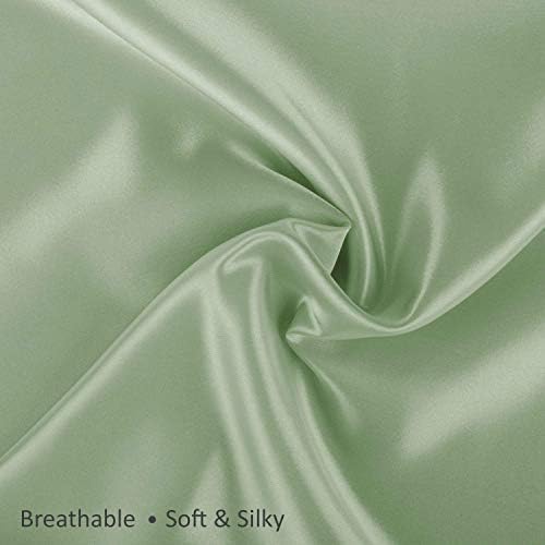 BLISSFORD Satin Pillowcase Set of 2 with Zipper 1