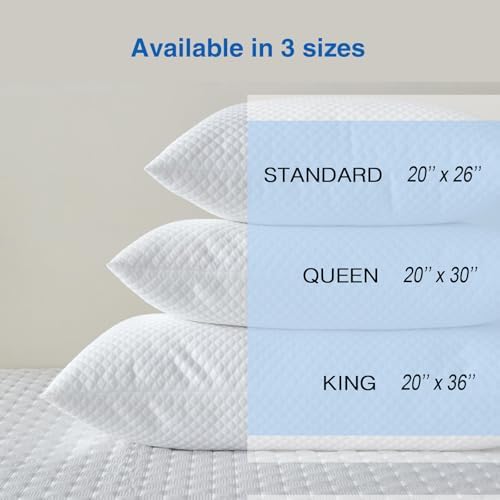 ASANEST Waterproof Pillow Protectors with Zipper Pack of 2