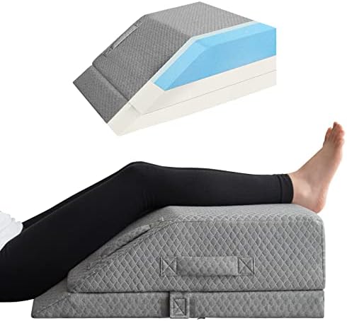 Adjustable Leg Elevation Pillow for Swelling Relief and Comfort
