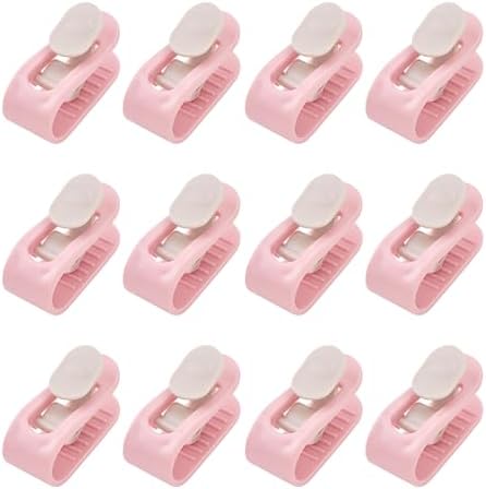 GWOZI Duvet Clips Set of 12 - Plastic Comforter Holders