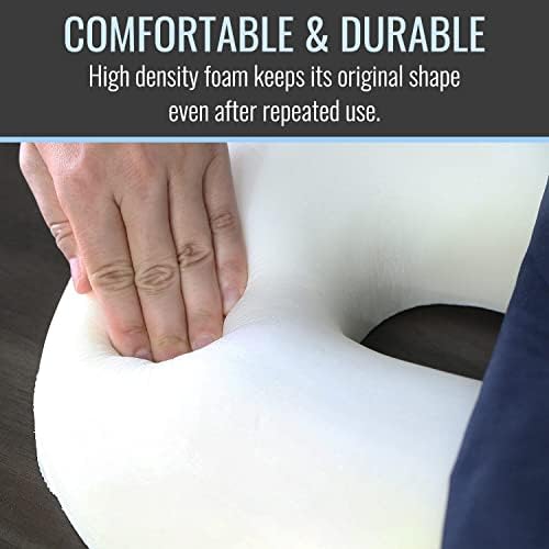 DMI Donut Pillow for Tailbone Relief 16x13x3 Navy
