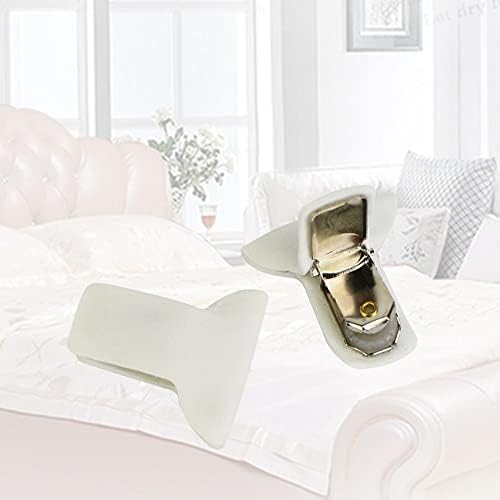 10 Pack Padded Duvet Clips for Comforter Securement