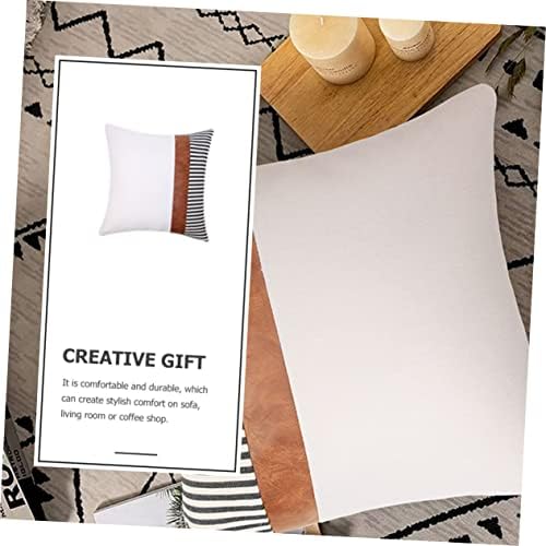 MAGICLULU Modern Throw Pillow Covers White