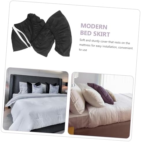 Alipis Elastic Bed Skirt for Twin Mattress