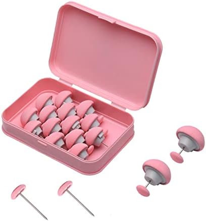 TESSVEYA Duvet Clips 16 Sets - Pink Round Duvet Pins