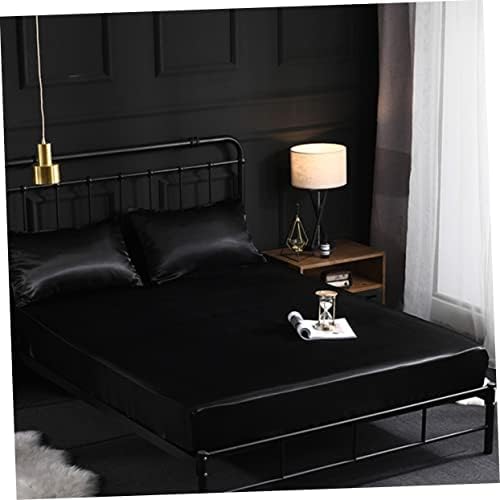 MAGICLULU Silk Satin Mattress Protector Bed Pad Cover 1