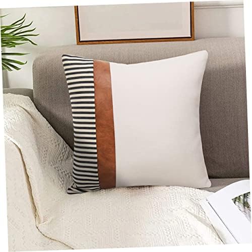 MAGICLULU Modern Throw Pillow Covers White