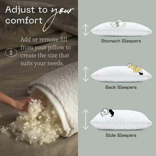 Coop Home Goods Pillow Fill for Adjustable Pillows