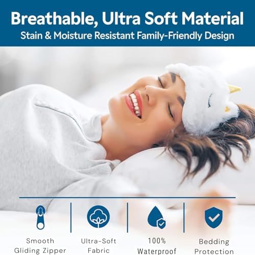 Guardmax Jersey Knitted Pillow Protector - 4 Pack 20x26 Size