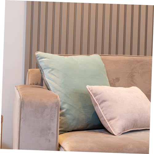 Garneck Square Plush Throw Pillow Case with Faux Rabbit Fur Design
