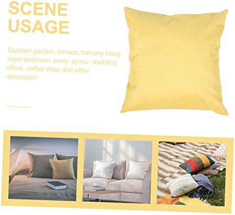 ERINGOGO Linen Waterproof Throw Pillow Cover for Home and Garden