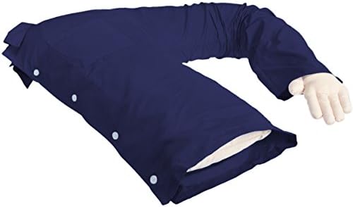 DeluxeComfort Body Pillow Dark Blue with Arm