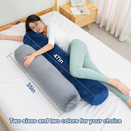 1 MIDDLE ONE Body Pillow for Adults Grey