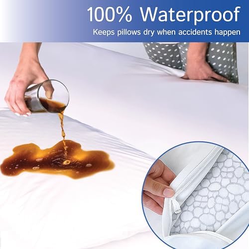 Four Seasons Essentials Standard Pillow Protectors Set of 4 1
