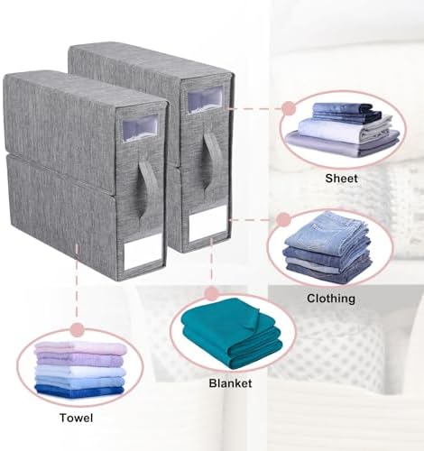 Weensmeil Bed Sheet Organizer 2 Pack - King or Queen Size