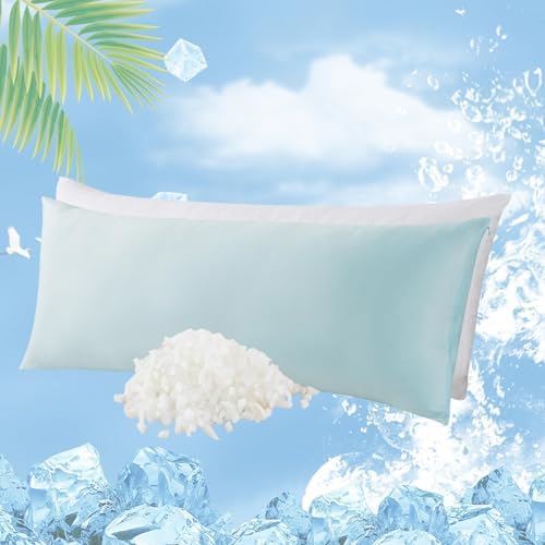 WhatsBedding Memory Foam Body Pillow with Cooling Cover