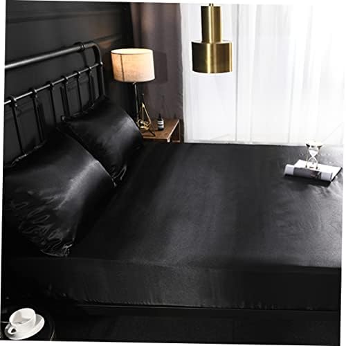 MAGICLULU Silk Satin Mattress Protector Bed Pad Cover 1
