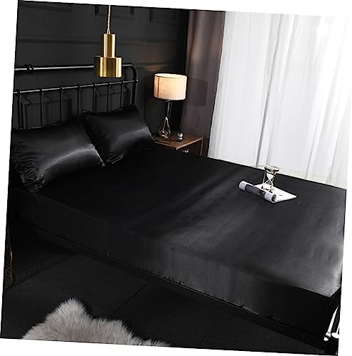 MAGICLULU Silk Satin Mattress Protector Bed Pad Cover 1