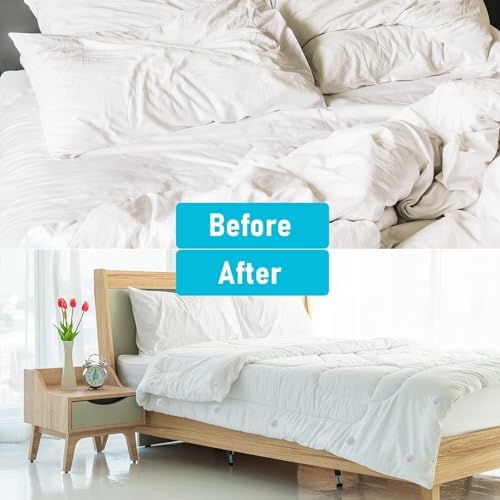12 Pcs White Duvet Clips for Comforter Bedding Accessories