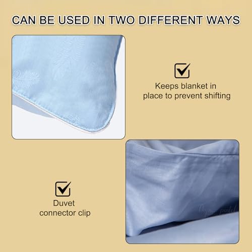 16 Piece Duvet Ties with Reusable Clips and Accessories