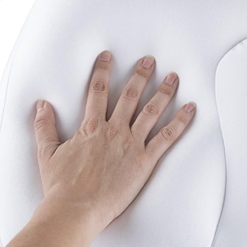 Remedy White Microbead Pillow for Sleep and Travel