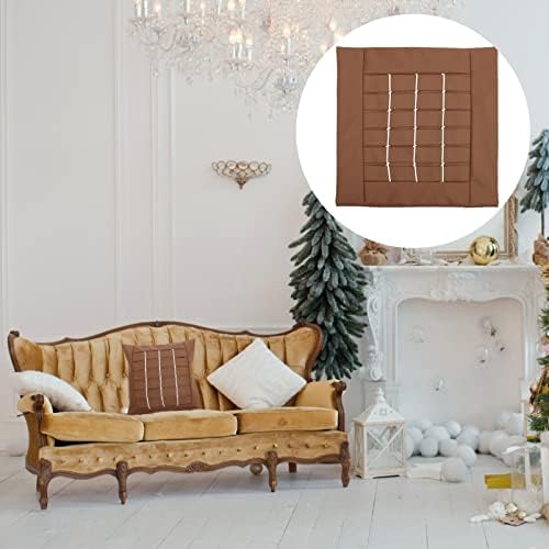 Beavorty Nordic Style PU Leather Throw Pillow Cover