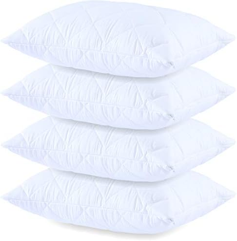 Niagara Sleep Solution Waterproof Quilted Pillow Protectors 20x26in Set of 2