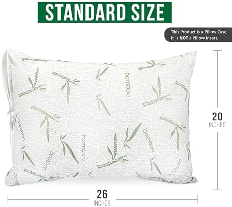 Utopia Bedding Waterproof Pillow Protectors 2 Pack 20x26 Inches