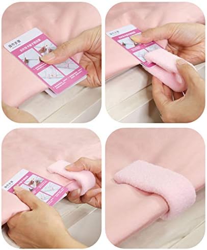 Syolin 6Pcs Duvet Cover Clips with Plush