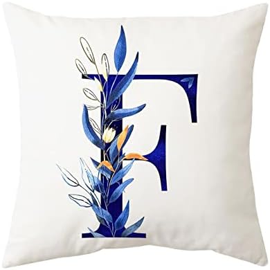 TUNKENCE Alphabet Decorative Pillow Covers 18x18