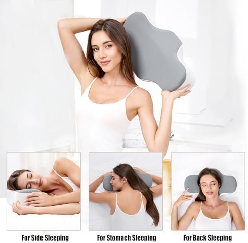 Bespilow Memory Foam Neck Pillow for Travel and Camping