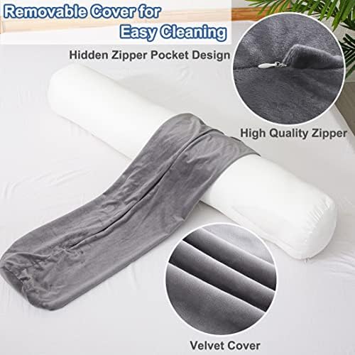 1 MIDDLE ONE Body Pillow for Adults Grey