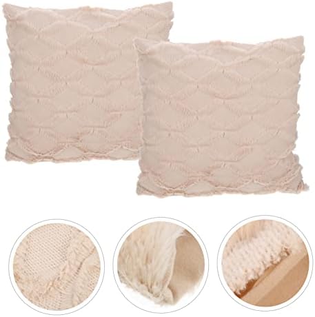 PRETYZOOM 2Pcs Plush Throw Pillow Covers for Home Decor