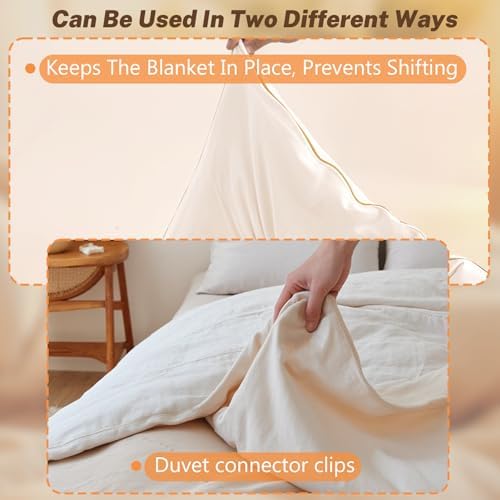 YBEATY 16 PCS Duvet Snaps for Comforter Hold