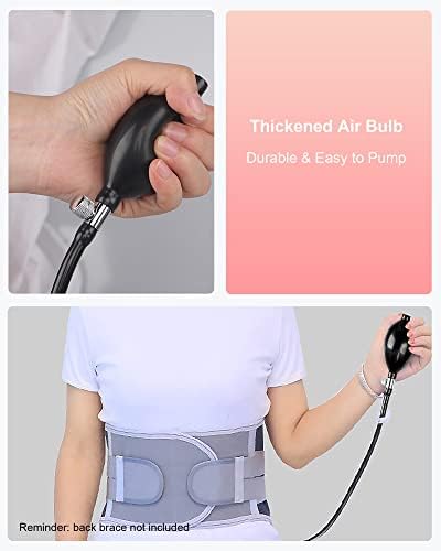 BXT Inflatable Lumbar Support Pillow with Air Pump