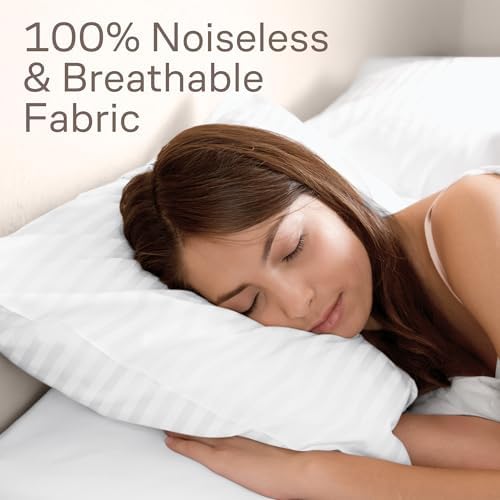 Set of 2 Zipper Pillow Protectors - Dust Stain Resistant