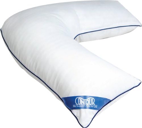 Contour L Shaped Bed Body Support Pillow for Side Sleepers