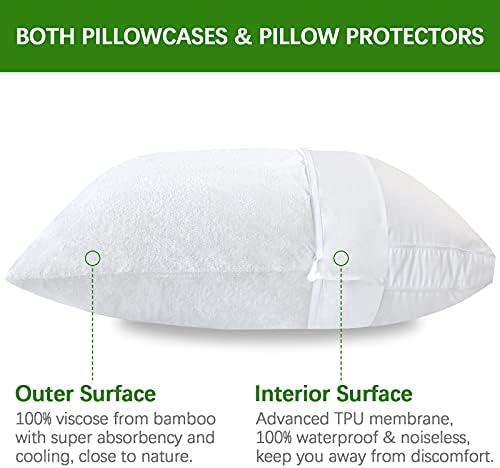 Biloban Waterproof Pillow Protector 2 Pack