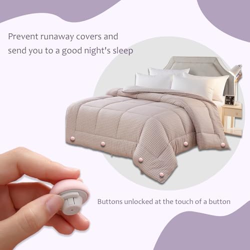 20pcs Duvet Clips for Comforter Non-Slip Gray Sheet Fastener Holder