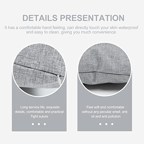 Amosfun 3PCS Linen Pillow Covers for Home Outdoor Use 1