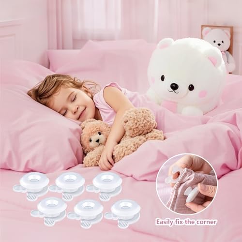 24PCS Duvet Clips for Inside Corners