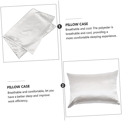 ULDIGI 2PCS Breathable Cooling Pillow Covers for Bedroom