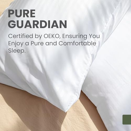 Fairpeak 4 Pack Standard 20x26 Pillow Protectors with Zipper
