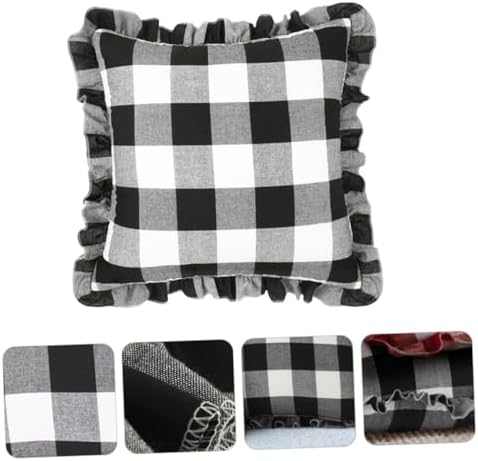 ETHZZLE Checkered Pillow Cover for Sofa Bed
