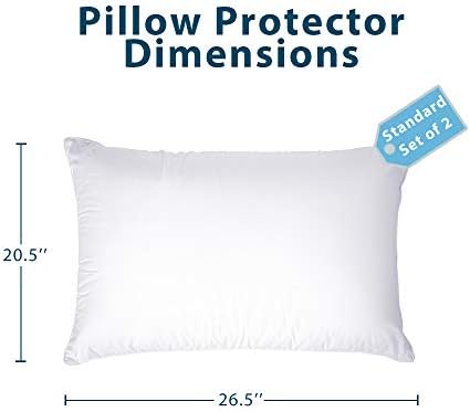 ComfiLife Waterproof Pillow Protectors Set of 2 for Standard Pillows